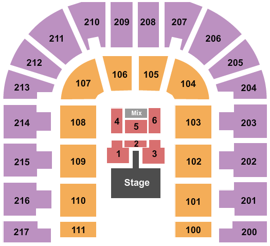 Bert Ogden Arena Seating Chart: Summer Worship