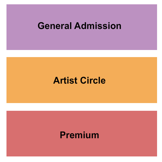 Bethlehem Community Church Seating Chart: Premium - Artist Circle - GA