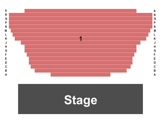 Betsy Lovett Arts Center at the Bolles School Seating Chart: Endstage
