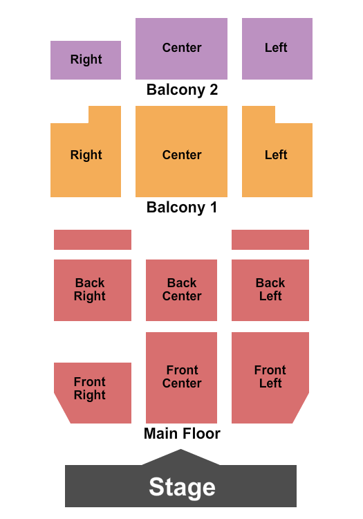 Bettersworth Auditorium Seating Chart: Endstage