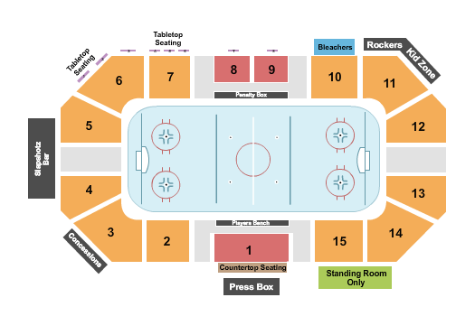 Big Boy Arena Seating Chart