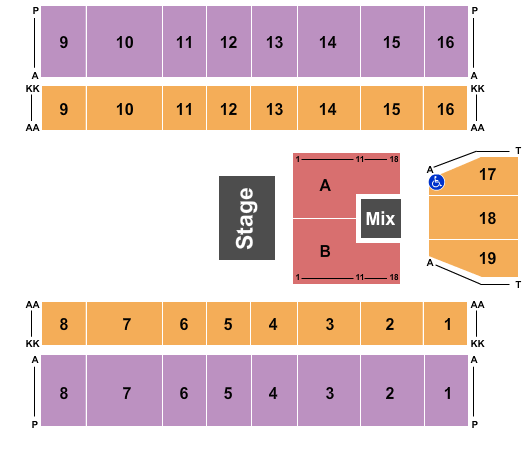 Mountain Health Arena Seating Chart