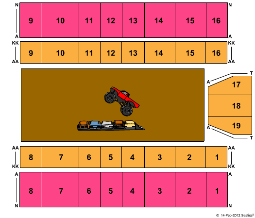 Big Sandy Superstore Arena seating chart