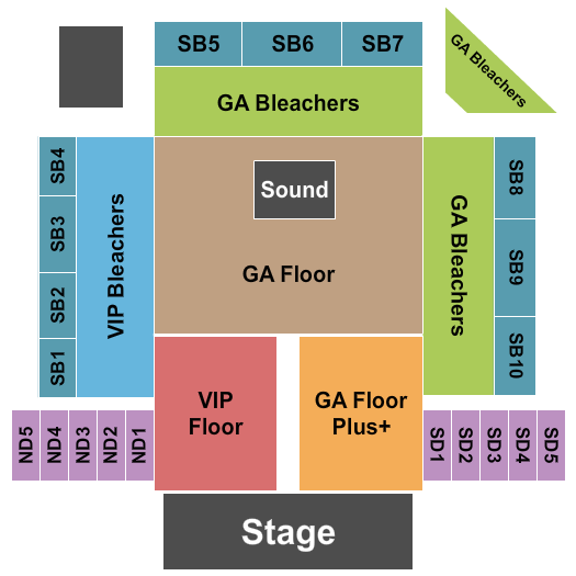 Big Sky Events Arena Seating Chart: Festival