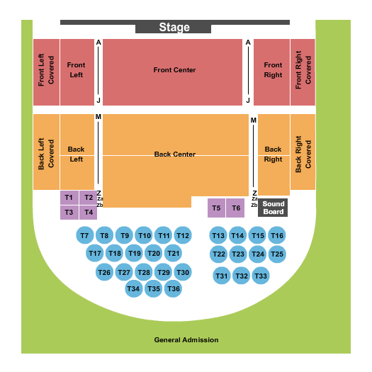 Big Top Chautauqua Seating Chart: Endstage 4