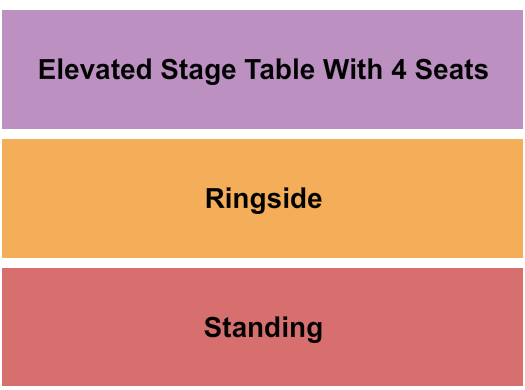 Big's Mayberry Tavern Seating Chart: Micro Wrestling