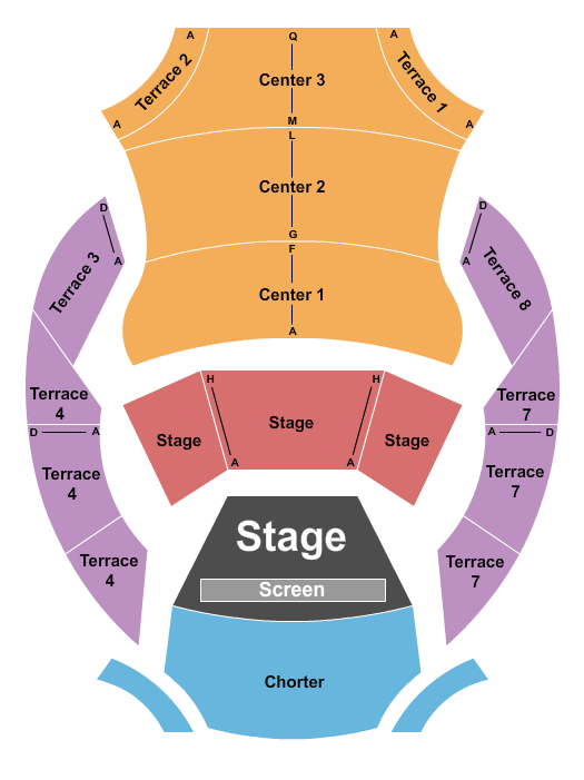 Bing Concert Hall Seating Chart: Endstage