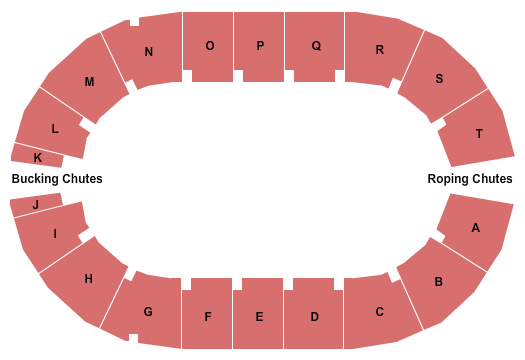 Blackham Coliseum Seating Chart: Rodeo