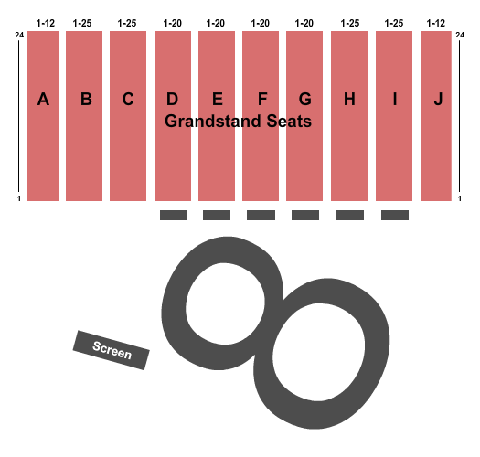 Bloomsburg Fair Seating Chart: 8 Stage