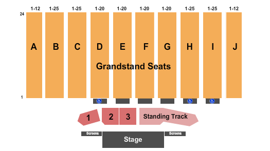Bloomsburg Fair Seating Chart: Endstage 4
