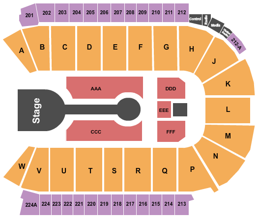 Blue Arena At The Ranch Events Complex Seating Chart: Lauren Daigle