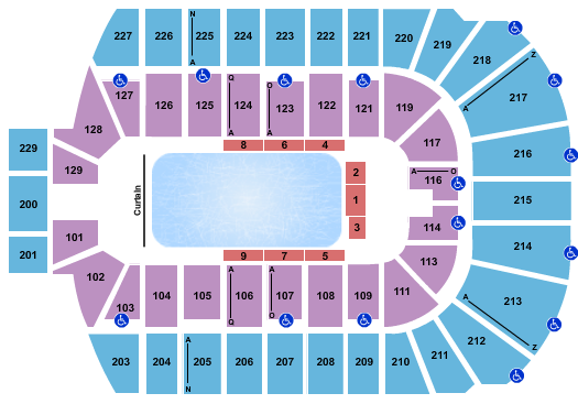 Blue Cross Arena Seating Chart: Disney On Ice 2