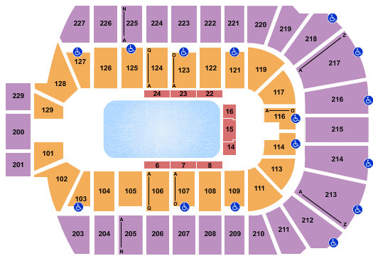 Blue Cross Arena Seating Chart: Disney On Ice 2