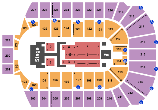 Blue Cross Arena Seating Chart: Dude Perfect