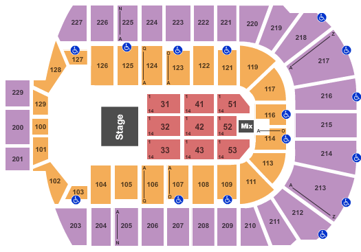 Blue Cross Arena Seating Chart For Disney On Ice