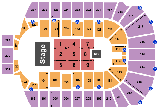Blue Cross Arena Seating Chart: Keith Sweat