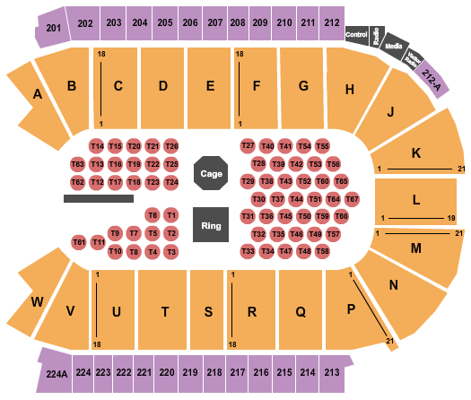 Blue Federal Credit Union Arena Seating Chart: Bare Knuckles 2