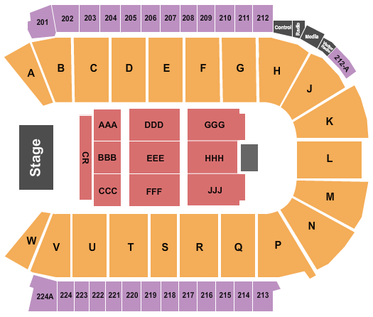 Blue Federal Credit Union Arena Seating Chart: Comedy