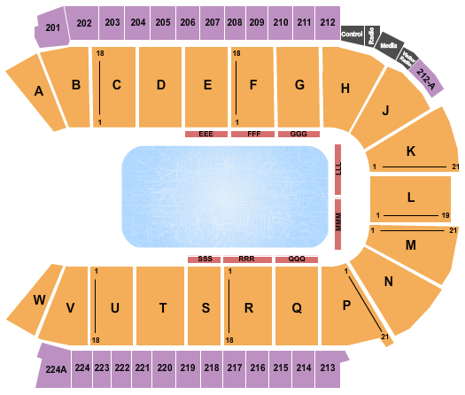 Blue Federal Credit Union Arena Seating Chart: Disney On Ice 1