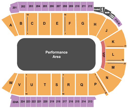 Blue Federal Credit Union Arena Seating Chart: Rodeo VIP