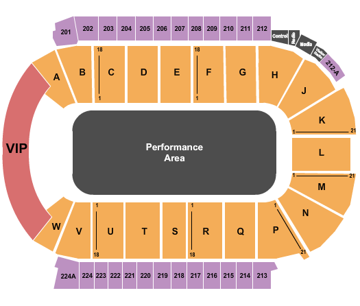 Blue Federal Credit Union Arena Seating Chart: Rodeo VIP