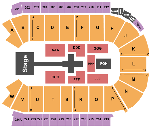 Blue Federal Credit Union Arena Seating Chart: TobyMac