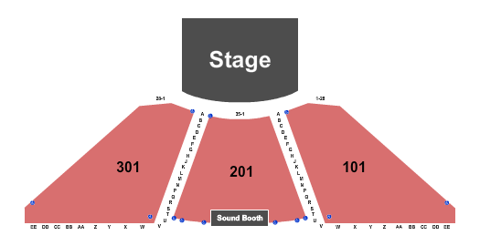 Blue Gate Performing Arts Center Seating Chart