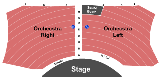 Blue Gate Music Hall Seating Chart