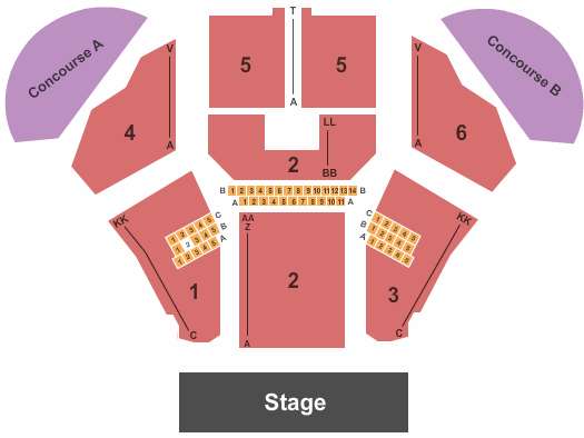 Meadowbrook Amphitheatre Seating Chart