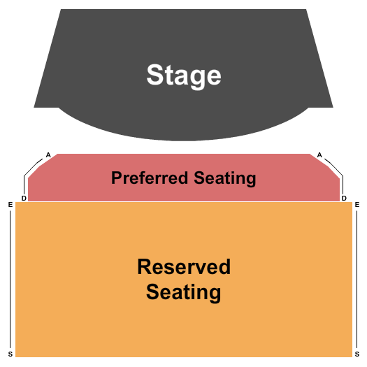 Bluegrass Music Hall of Fame & Museum Seating Chart: Preferred/Reserved