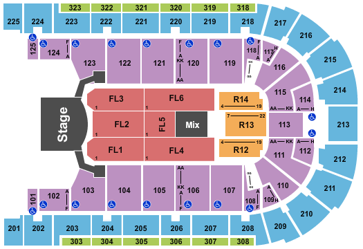 Pfleeger Concert Hall Seating Chart