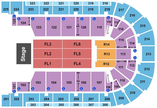 Boardwalk Hall - Atlantic City Seating Chart: Endstage