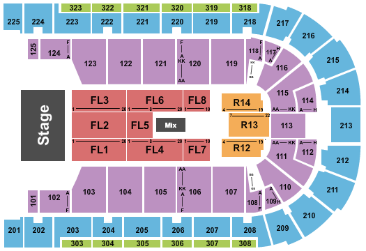 Boardwalk Hall Arena - Boardwalk Hall Seating Chart: Meek Mill