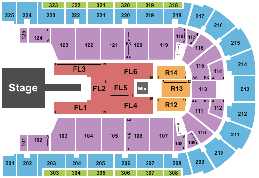 Boardwalk Hall Arena - Boardwalk Hall Seating Chart: Shakira