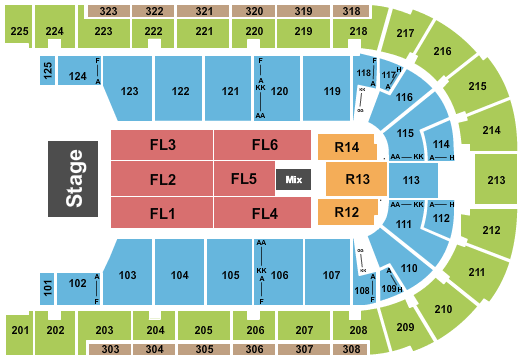 Boardwalk Hall Arena - Boardwalk Hall Seating Chart: The Who