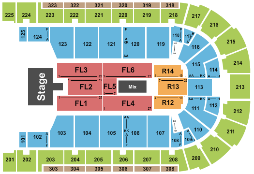 Boardwalk Hall Arena - Boardwalk Hall Seating Chart: Vybz Kartel