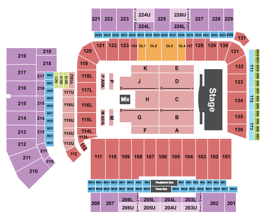 Bobby Dodd Stadium Seating Chart: Bruno Mars