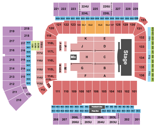 Bobby Dodd Stadium Seating Chart: Bruno Mars