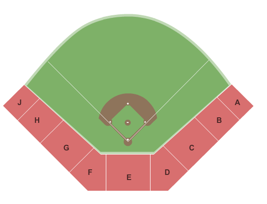 Bobcat Ballpark Map