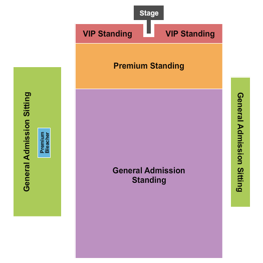 Bobcat Stadium at Madison High School Seating Chart: Concert