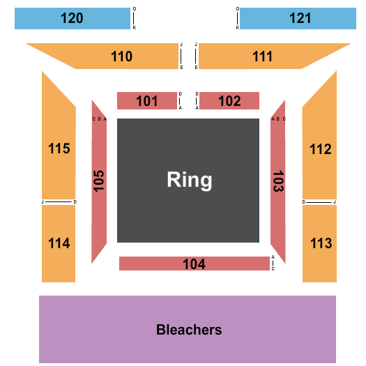 Boeing Center at Tech Port Seating Chart: Armored MMA
