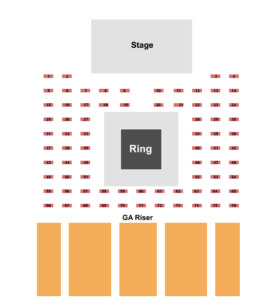 Boeing Center at Tech Port Seating Chart: Boxing 4
