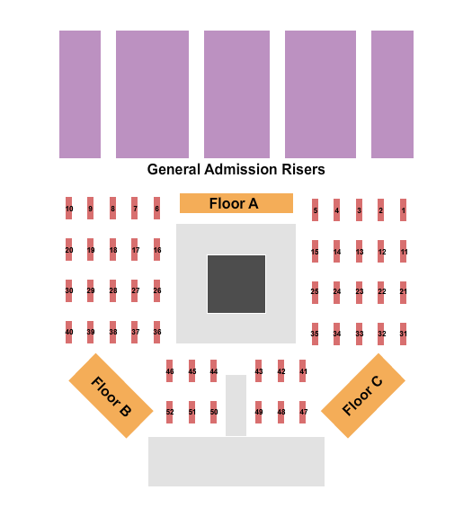 Boeing Center at Tech Port Seating Chart: Boxing