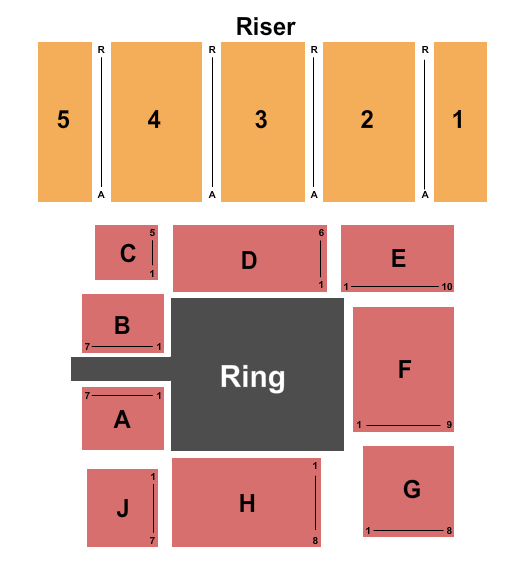 Boeing Center at Tech Port Seating Chart: WWE