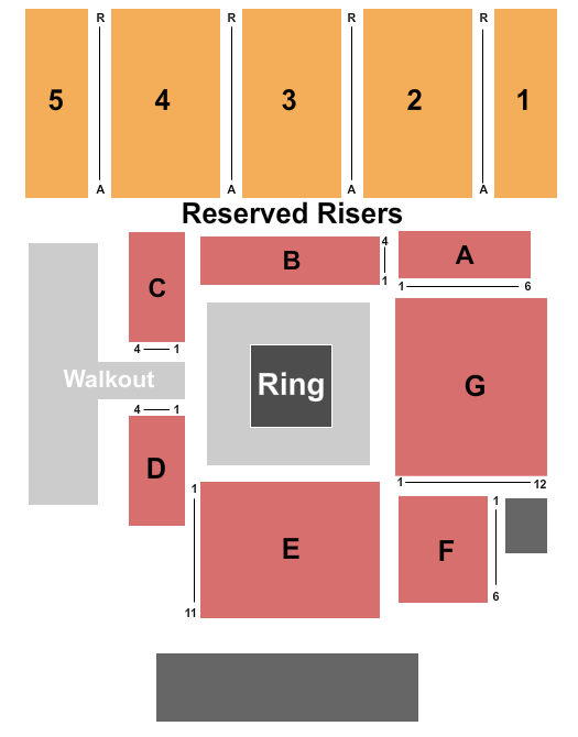 Boeing Center at Tech Port Seating Chart: Wrestling - TNA