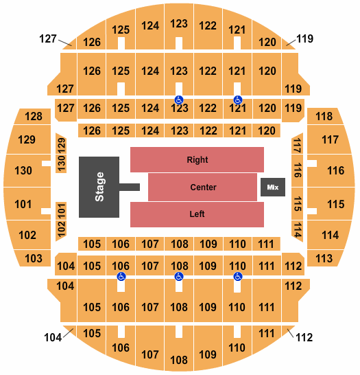 Bojangles Coliseum Seating Chart: 85 South