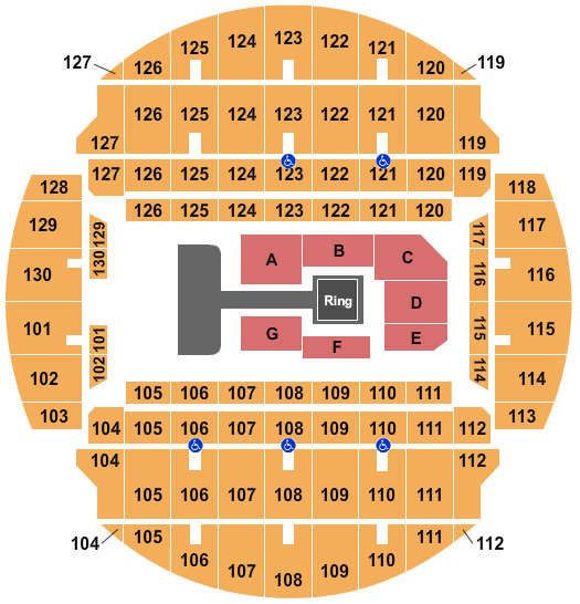 Bojangles Coliseum Seating Chart: All Elite Wrestling