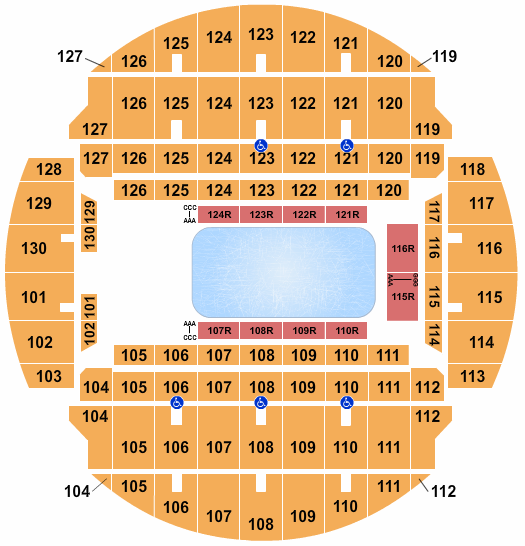 Bojangles Coliseum Seating Chart: Disney on Ice