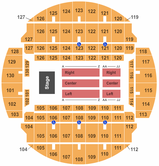 Seating Chart Bojangles Coliseum