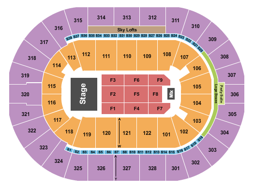 BOK Center Seating Chart: Andrea Bocelli